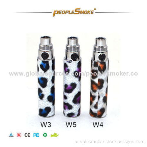 eGo E-cigarette Battery with 1,100mAh Capacity, Various Colors Available